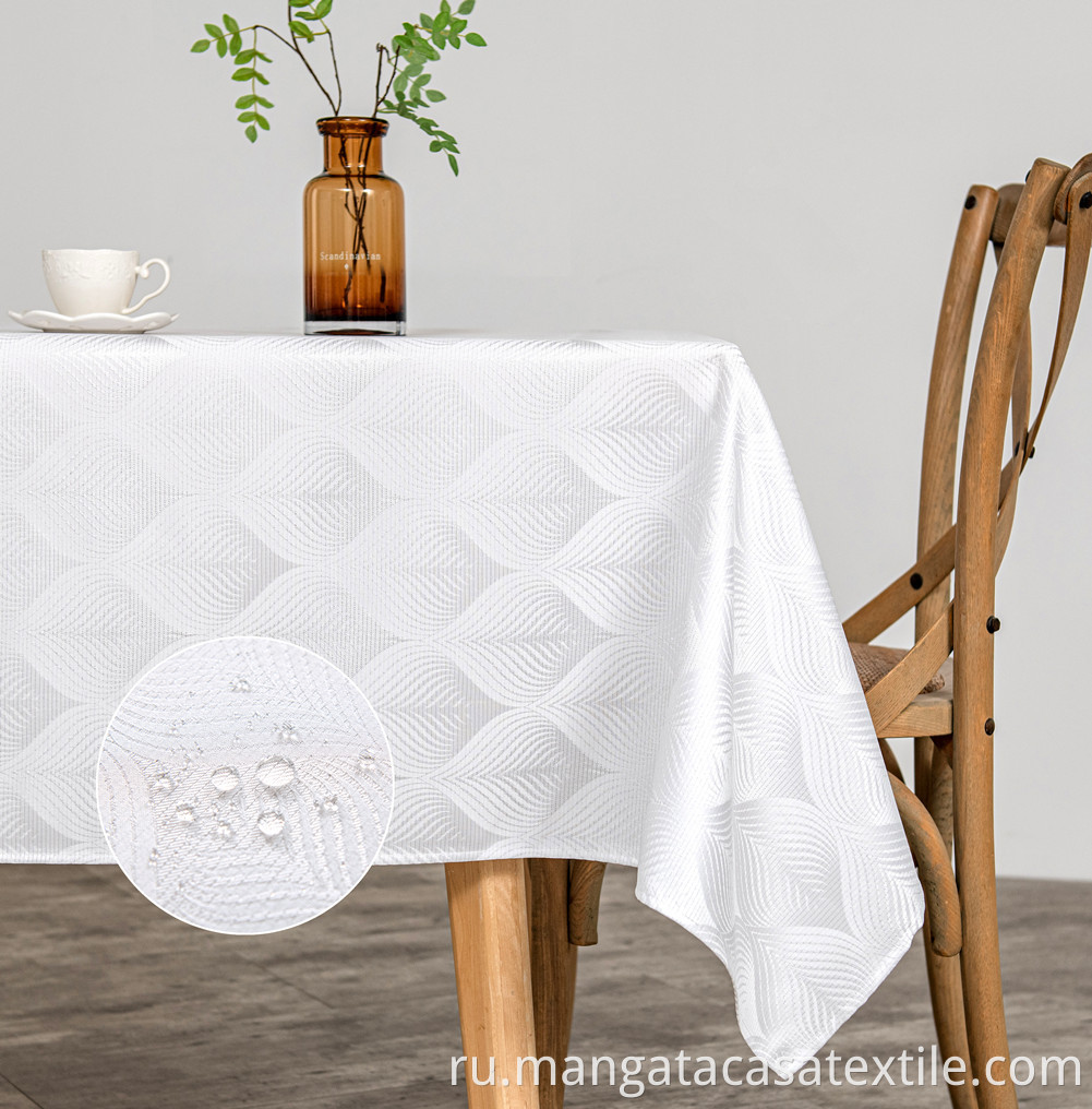 Table cloths rectangle white2